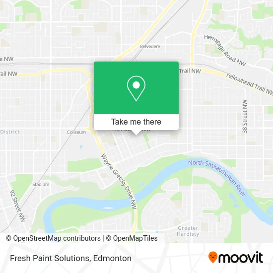 Fresh Paint Solutions map