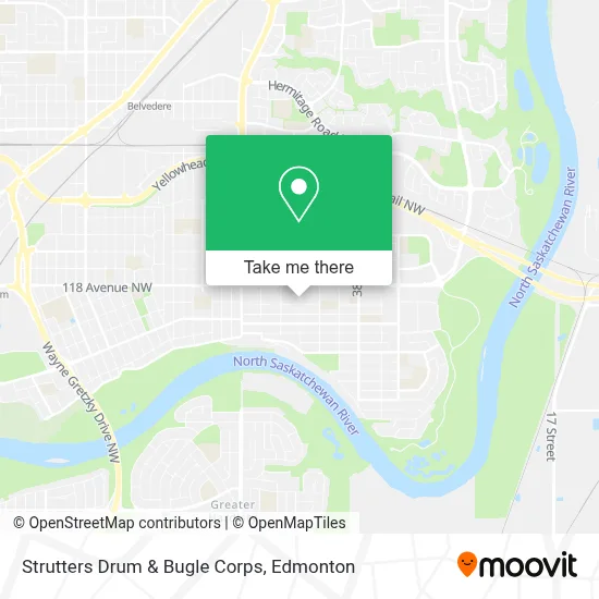 Strutters Drum & Bugle Corps map
