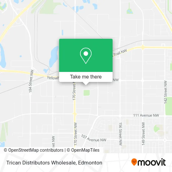Trican Distributors Wholesale map