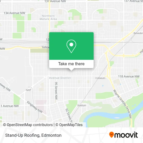 Stand-Up Roofing map