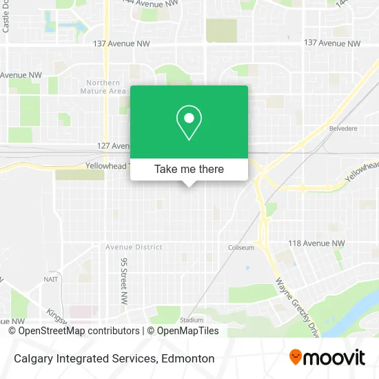 Calgary Integrated Services map