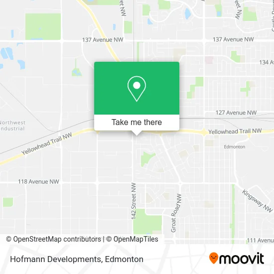 Hofmann Developments map