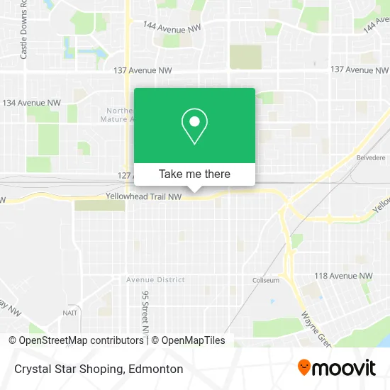 Crystal Star Shoping map