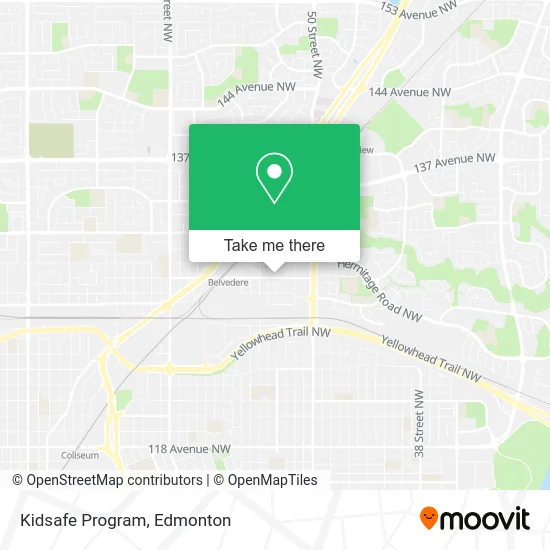 Kidsafe Program map