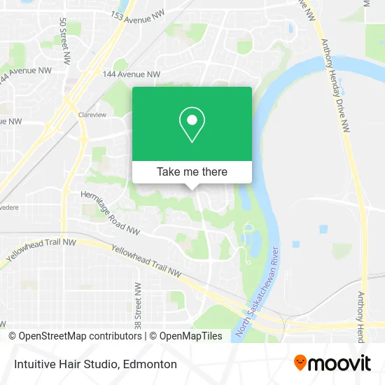 Intuitive Hair Studio map