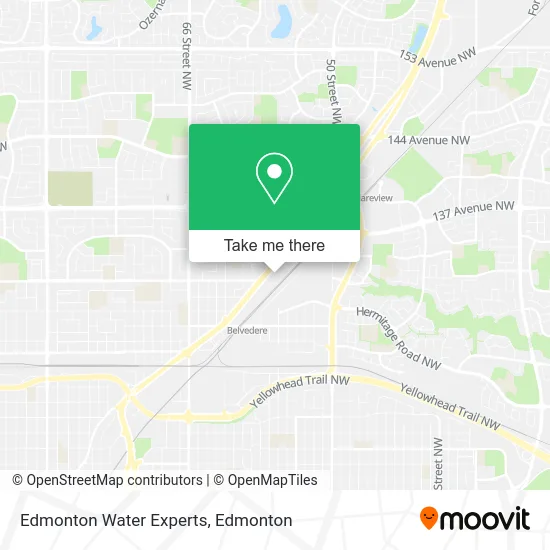 Edmonton Water Experts map