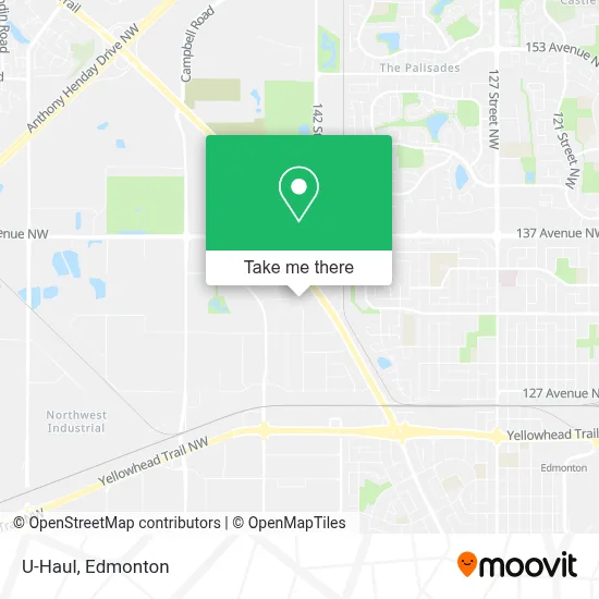 U-Haul map