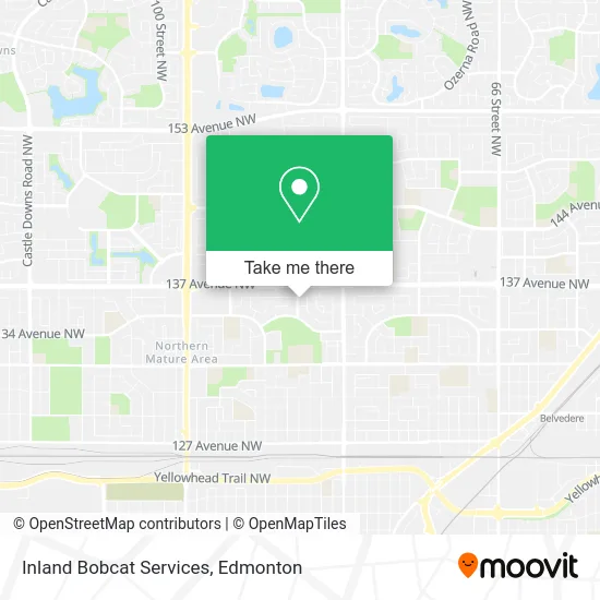 Inland Bobcat Services map