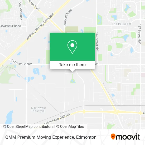 QMM Premium Moving Experience map