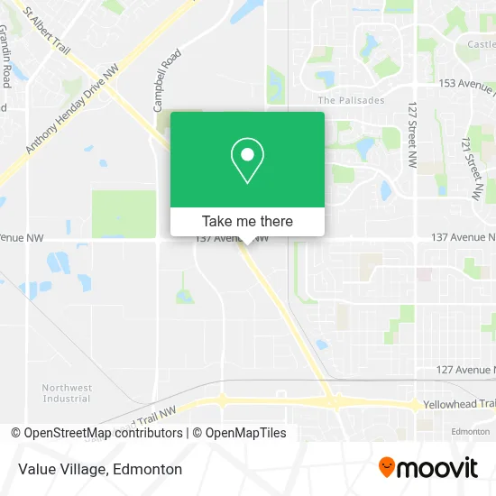 Value Village map