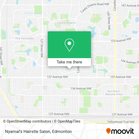 Nyamal's Hairstle Salon map