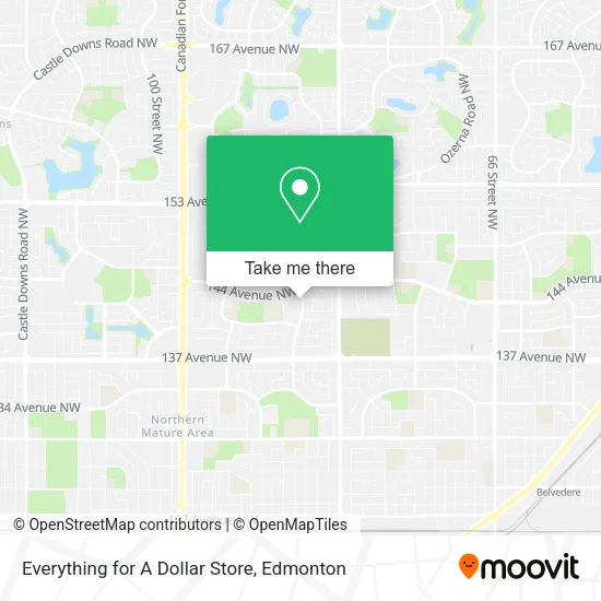 Everything for A Dollar Store map