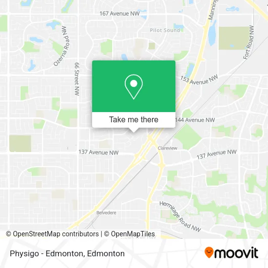 Physigo - Edmonton map