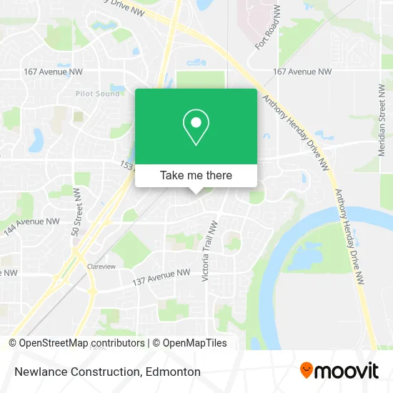 Newlance Construction map