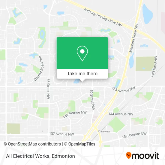 All Electrical Works map