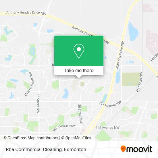 Rba Commercial Cleaning map