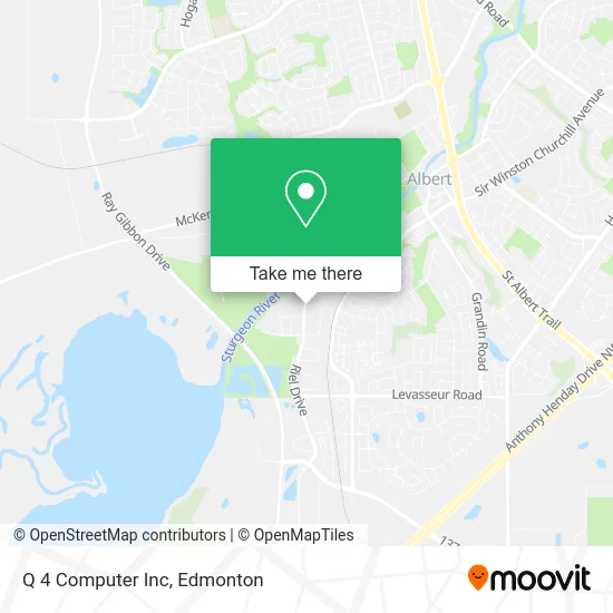 Q 4 Computer Inc map