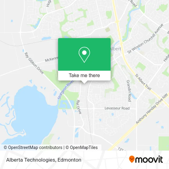 Alberta Technologies map