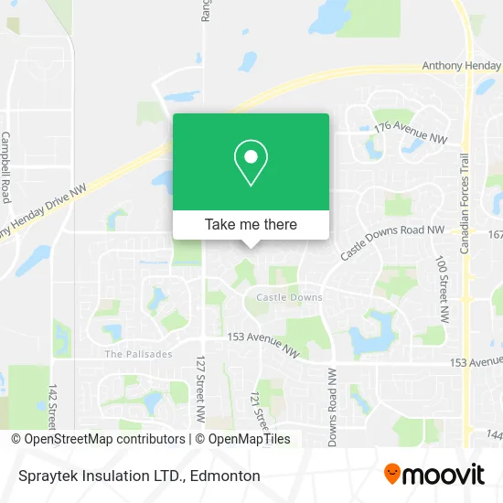 Spraytek Insulation LTD. map