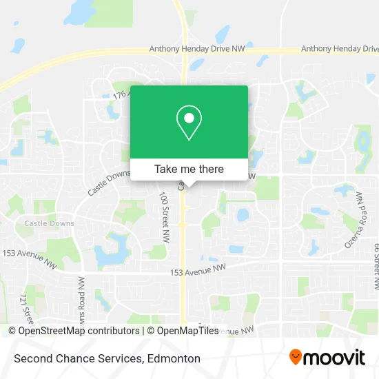 Second Chance Services map