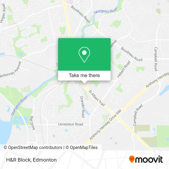 H&R Block map