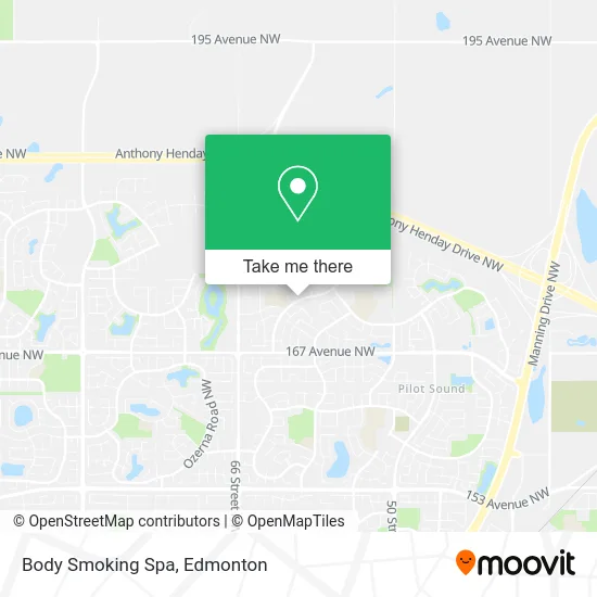 Body Smoking Spa map
