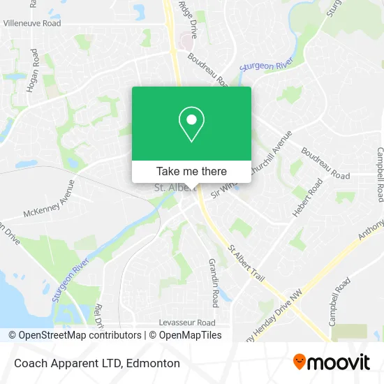 Coach Apparent LTD map