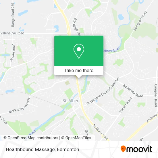 Healthbound Massage map