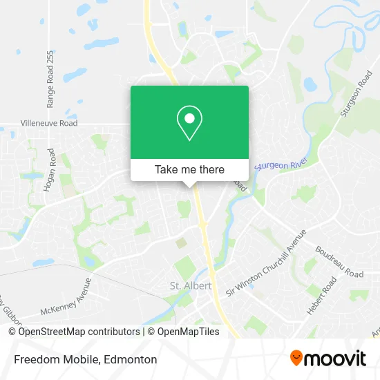 Freedom Mobile map