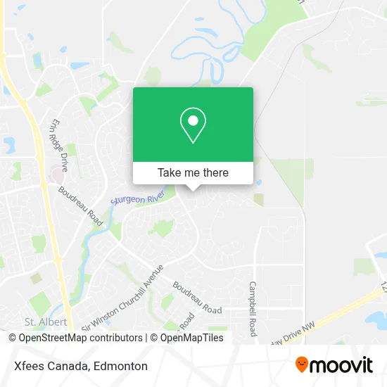 Xfees Canada map