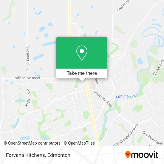 Forvana Kitchens map