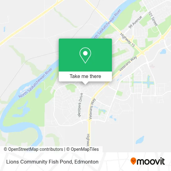 Lions Community Fish Pond map