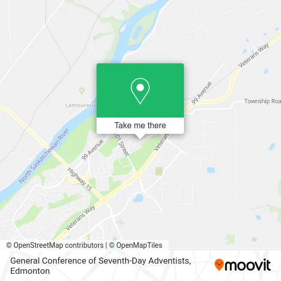 General Conference of Seventh-Day Adventists map