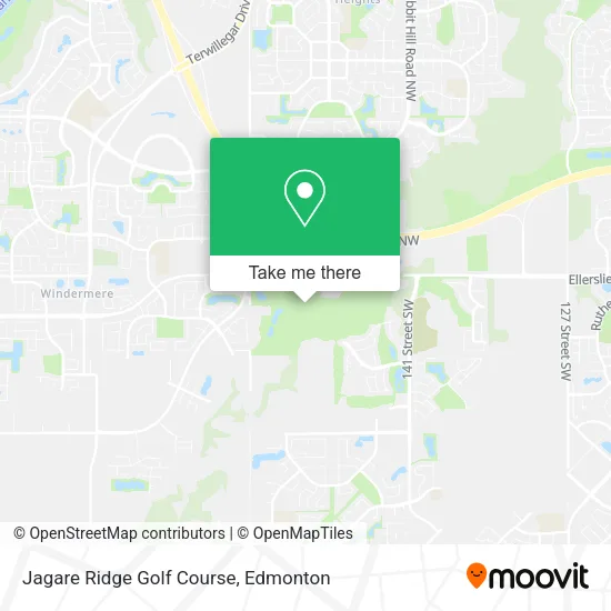 Jagare Ridge Golf Course map