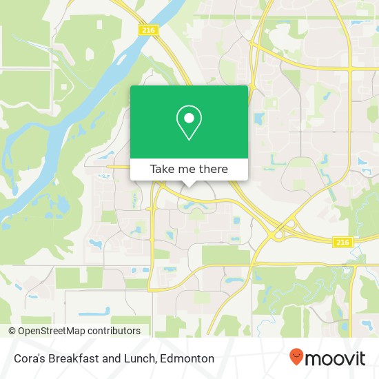 Cora's Breakfast and Lunch map