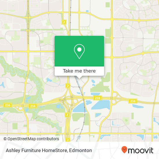 Ashley Furniture HomeStore map