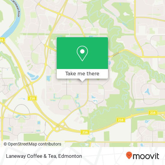 Laneway Coffee & Tea map