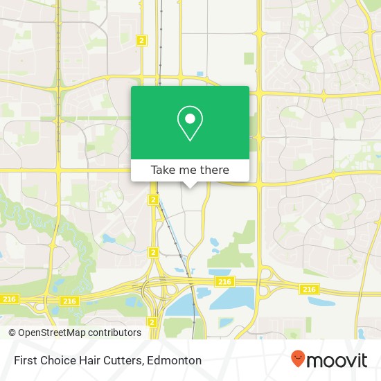 First Choice Hair Cutters map