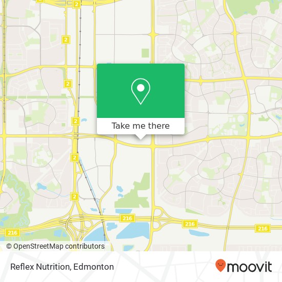 Reflex Nutrition map