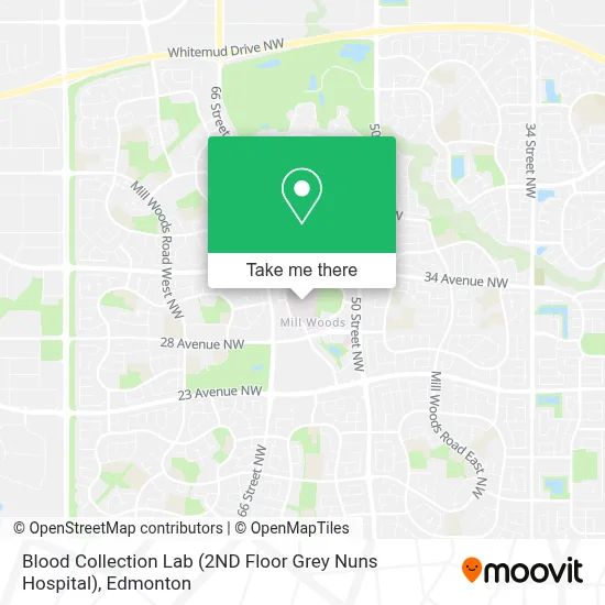 Blood Collection Lab (2ND Floor Grey Nuns Hospital) map