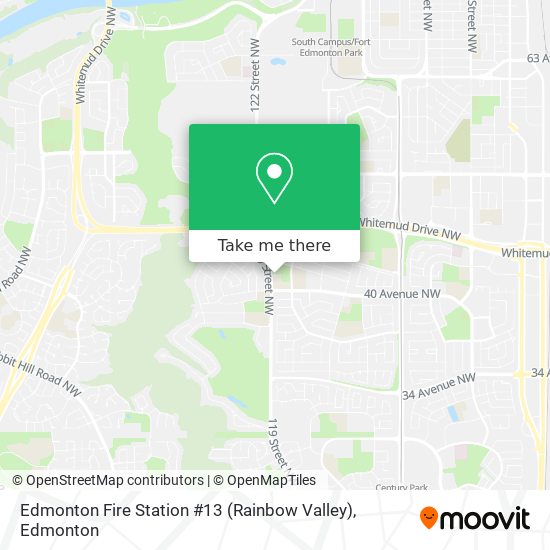 Edmonton Fire Station #13 (Rainbow Valley) plan
