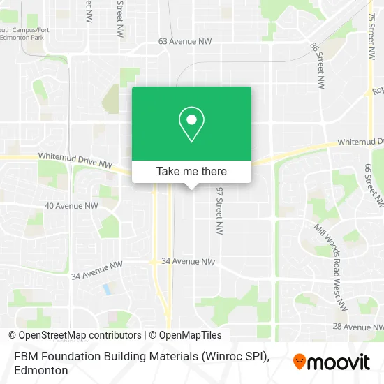 FBM Foundation Building Materials (Winroc SPI) map
