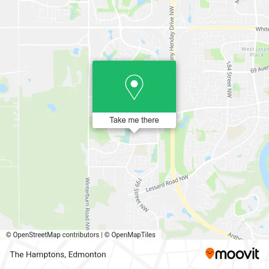 The Hamptons map