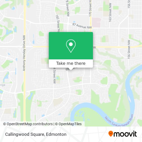 Callingwood Square map