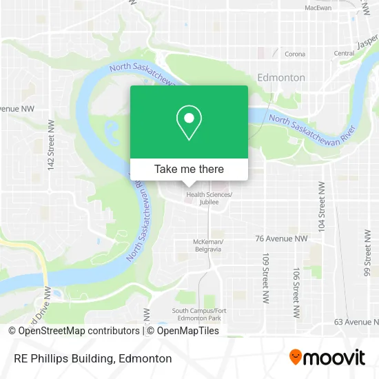 RE Phillips Building map