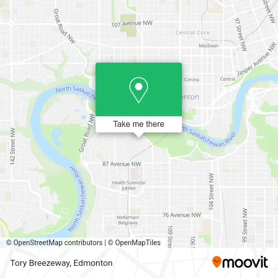 Tory Breezeway map