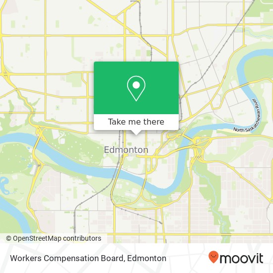 Workers Compensation Board map