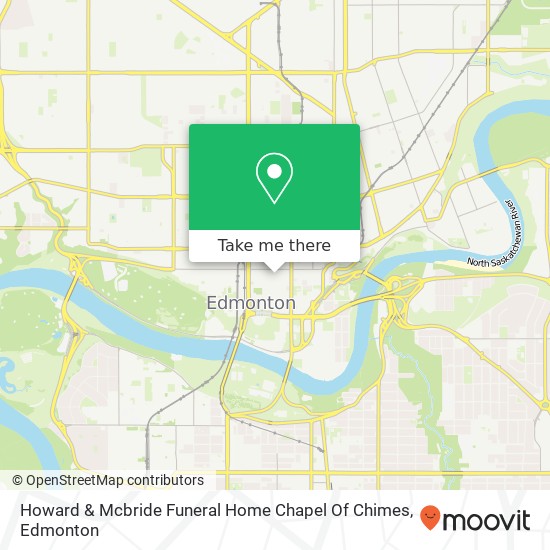 Howard & Mcbride Funeral Home Chapel Of Chimes map