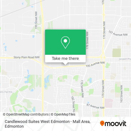 Candlewood Suites West Edmonton - Mall Area plan