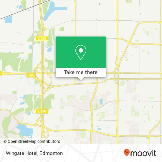 Wingate Hotel map